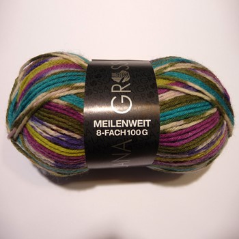 Lana Grossa MEILENWEIT 8-FACH 100g print