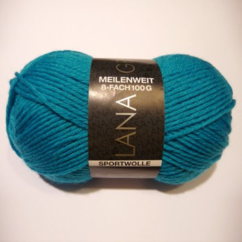 Lana Grossa MEILENWEIT 8-FACH 100g uni