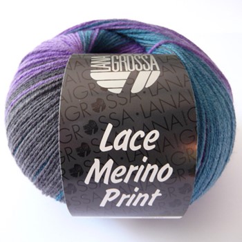 Lana Grossa LACE Merino print