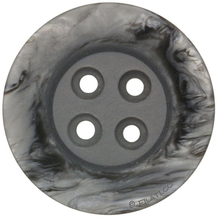 UNION KNOPF 450104/23mm | 78-Grau meliert