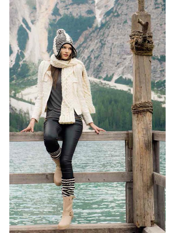 Lana Grossa ZOPFSCHAL Garzato Baby