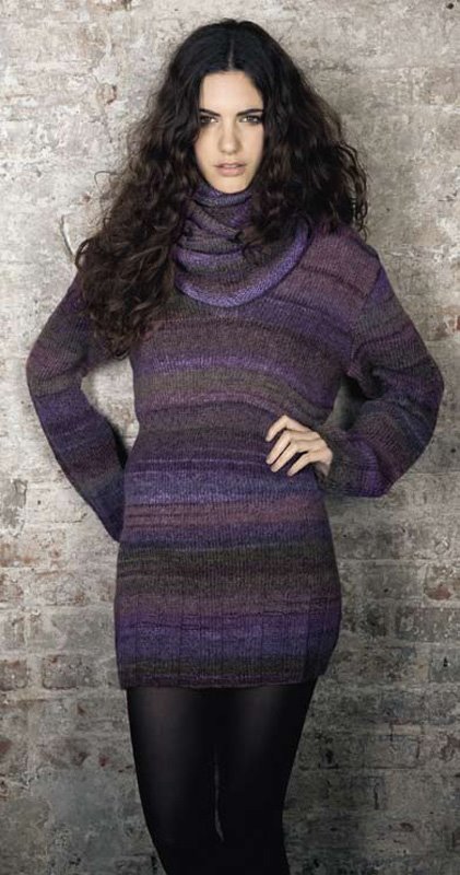Lana Grossa Minikleid + Rollkragen CINQUE