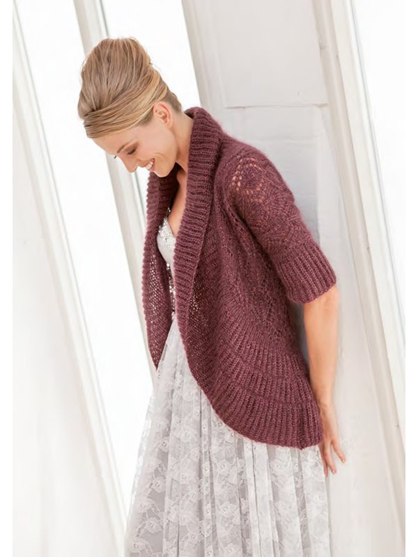 Lana Grossa JACKE MIT GROSSEM VOLANT Tiffany