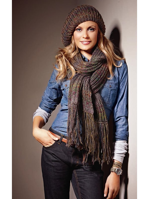 Lana Grossa SCHAL Meilenweit Grigio