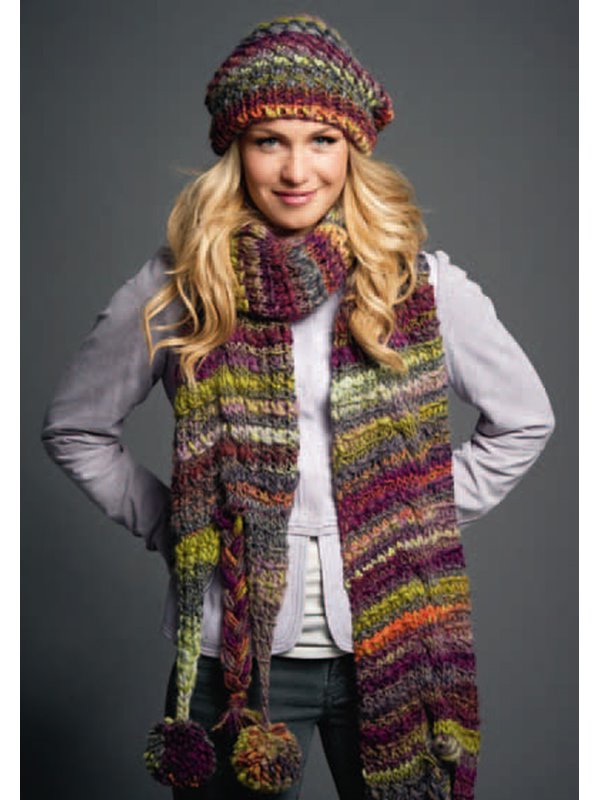 Lana Grossa MÜTZE + SCHAL Olympia