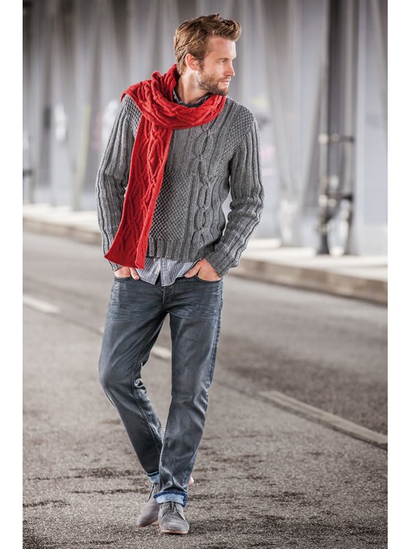 Lana Grossa PULLI IN PATCHWORKOPTIK Bingo