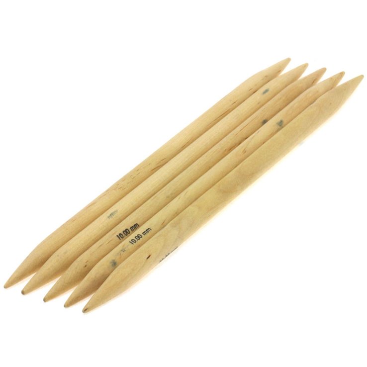 Lana Grossa Strumpfstricknadel Naturholz Big & Easy St. 10,0/20cm