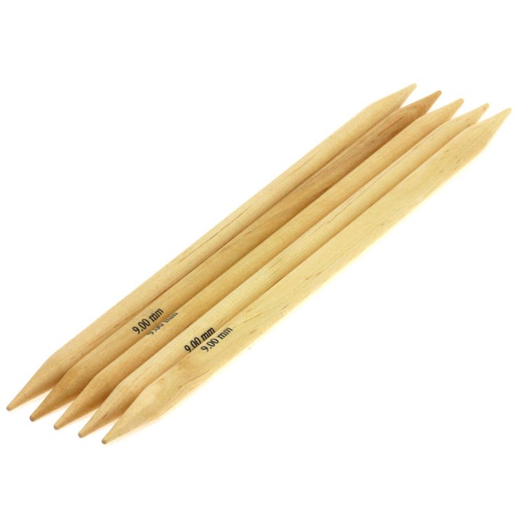 Lana Grossa Strumpfstricknadel Naturholz Big & Easy St. 9,0/20cm
