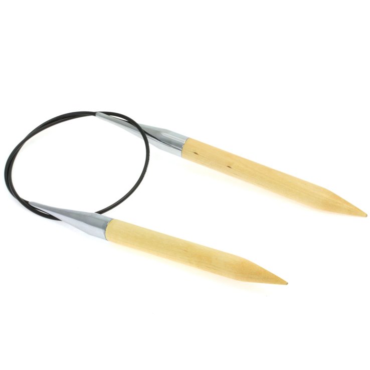 Lana Grossa Rundstricknadel Naturholz Big & Easy St. 12,0/60cm