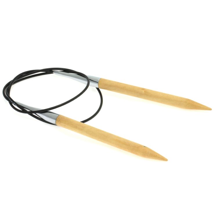 Lana Grossa Rundstricknadel Naturholz Big & Easy St. 9,0/80cm