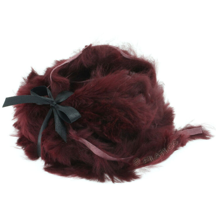 Lana Grossa FELLBÄNDCHEN Kaninchen | 401-Bordeaux