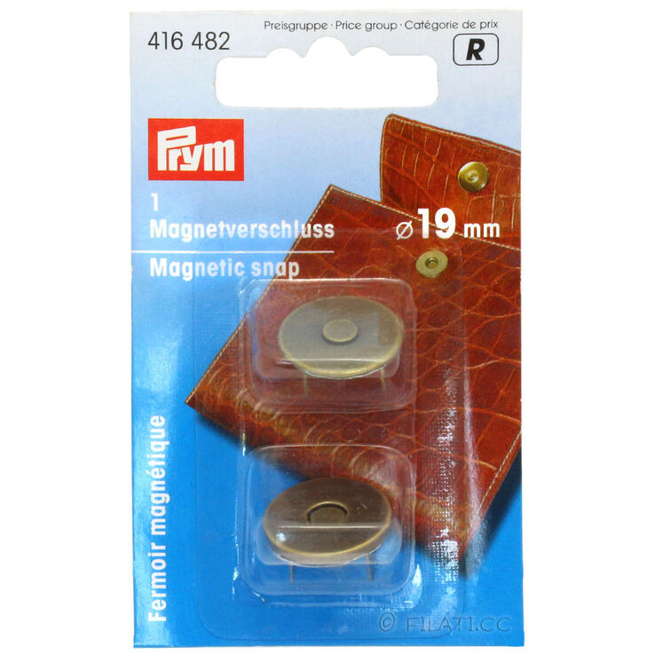 Prym Magnetverschluss 19mm | 482-Altgold