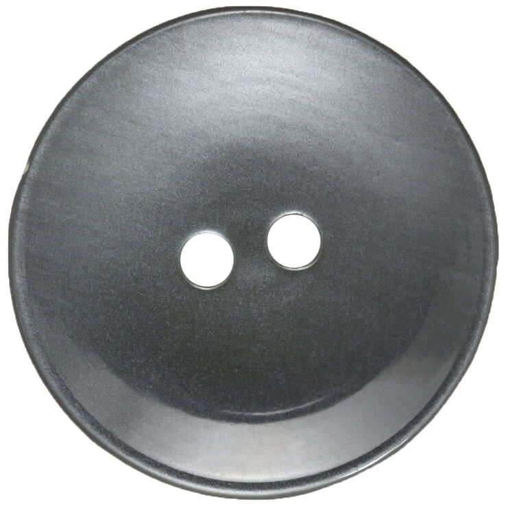 Union Knopf Knopf 2-Loch 23mm | 76-Mittelgrau