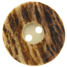 Lana Grossa Hirschhornknopf 2-Loch 23mm