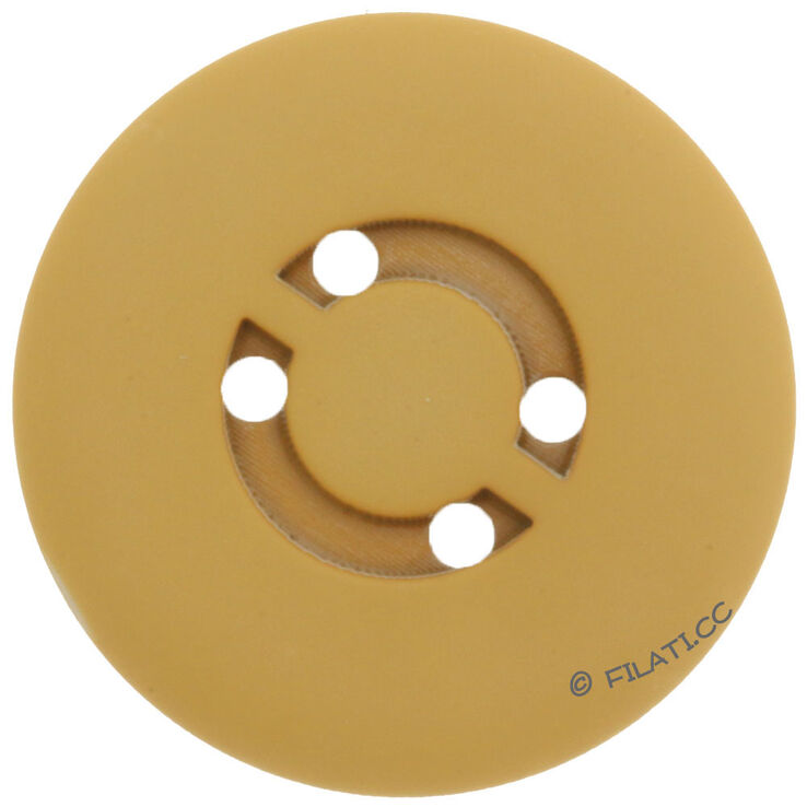 Union Knopf Knopf 4-Loch 25mm | 40-Senf