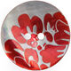 Lana Grossa UNION KNOPF 452665/18mm | 48-Silber/Rot