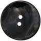 Union Knopf Perlmuttknopf 2-Loch 23mm | 80-Schwarz