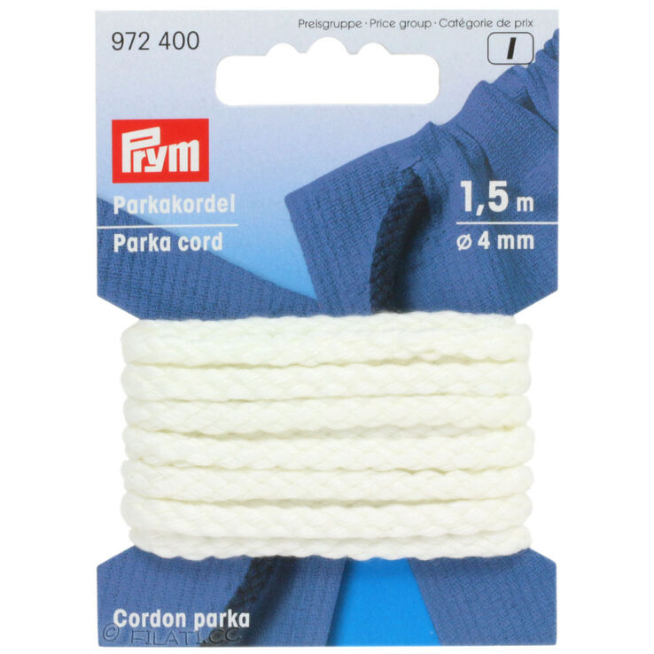 Prym Parkakordel 1,5m | 400-Weiß