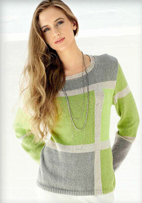 PULLI MIT COLOURBLOCKS Linarte von Lana Grossa