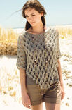 Lana Grossa PONCHO-PULLI IN AJOUR- Divino