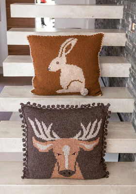 KISSENHÜLLE HIRSCH Alta Moda Alpaca von Lana Grossa