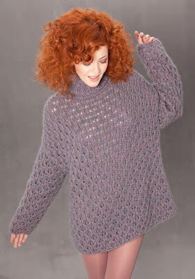 LOCHMUSTERPULLI Bingo & Silkhair von Lana Grossa