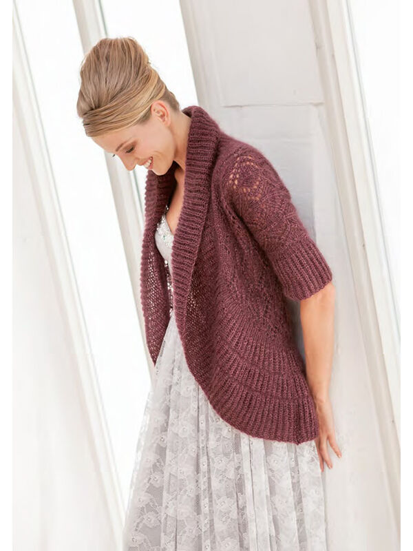 Lana Grossa JACKE MIT GROSSEM VOLANT Tiffany