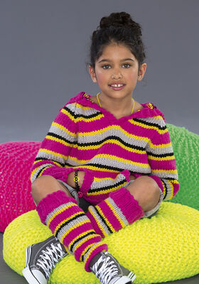 POUF Mille II Neon von Lana Grossa