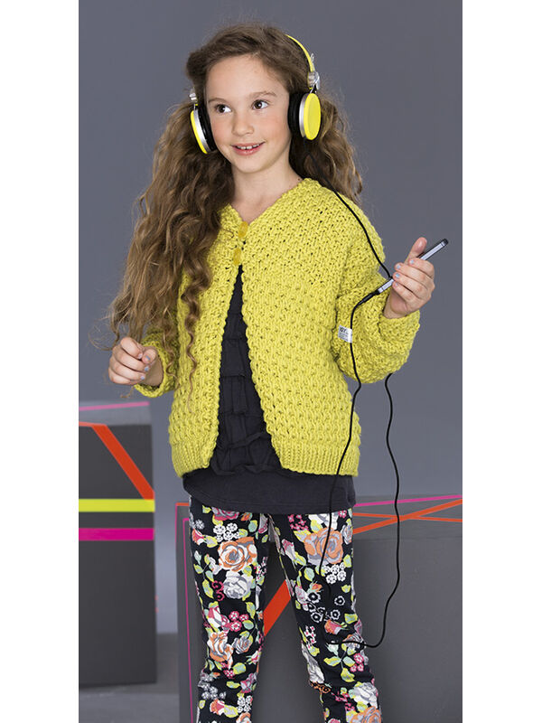 Lana Grossa JACKE Mille II uni/neon