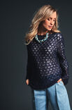 Lana Grossa PULLI IM LOCHSTRUKTURMUSTER Lace Lux