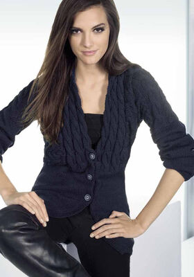 Jacke COOL WOOL big melange von Lana Grossa