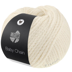 Lana Grossa BABY CHAIN | 16-Wollweiß