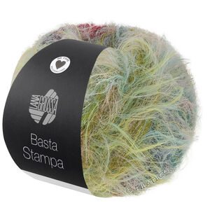 Lana Grossa BASTA STAMPA | 202-Gelb/Mint/Hellblau/Flieder/Dunkelviolett