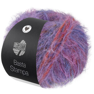 Lana Grossa BASTA STAMPA | 205-Lila/Rosa/Rost/Gelb/Blau