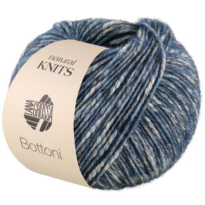 Lana Grossa BOTTONI | 08-Graublau/Rohweiß