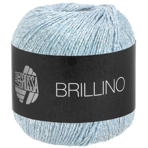 Lana Grossa BRILLINO | 22-Hellblau/Silber