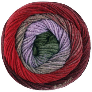 Lana Grossa COOL WOOL Big Color | 4046-Burgund/Rot/Taupe/Beige/Flieder/Moosgrün