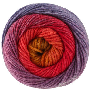 Lana Grossa COOL WOOL Big Color | 4048-Hellrot/Weinrot/Rotviolett/Petrolblau/Oliv/Curry/Orange