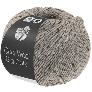 Lana Grossa COOL WOOL Big Dots | 109-Hellgrau