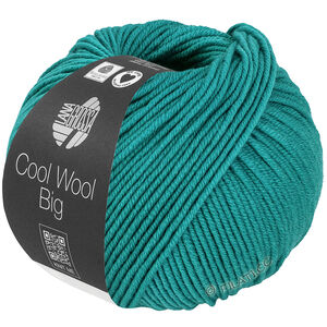 Lana Grossa COOL WOOL Big  Uni/Melange | 1043-Türkisgrün