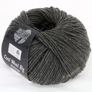 Lana Grossa COOL WOOL Big  Uni/Melange | 0617-Dunkelgrau meliert