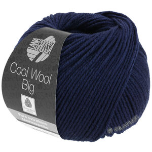 Lana Grossa COOL WOOL Big  Uni/Melange | 0630-Nachtblau