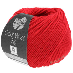 Lana Grossa COOL WOOL Big  Uni/Melange | 0648-Karminrot