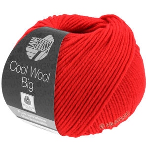 Lana Grossa COOL WOOL Big  Uni/Melange | 0923-Leuchtendrot