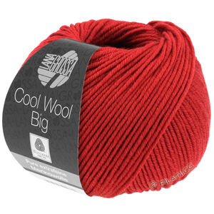 Lana Grossa COOL WOOL Big  Uni/Melange | 0924-Dunkelrot