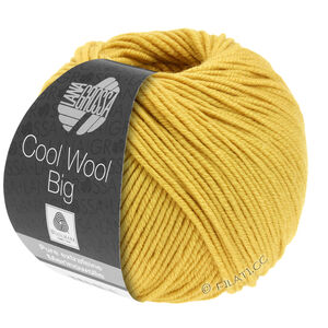 Lana Grossa COOL WOOL Big  Uni/Melange | 0986-Safrangelb
