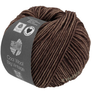 Lana Grossa COOL WOOL Big Vintage | 7184-Dunkelbraun