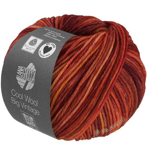 Lana Grossa COOL WOOL Big Vintage | 7188-Lachs/Orange/Rost/Burgund