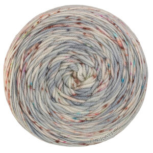 Lana Grossa COOL WOOL  Hand-dyed | 06-Eisblau/Grau/Weiß/Pink/Dunkelgrau