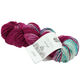Lana Grossa COOL WOOL Hand-dyed | 109-Türkisblau/Rotviolett/Rohweiß/Petrol